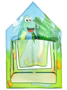 Cort de joaca pliabil, iPlay, Dino, pentru copii, motive grafice, 95x70x100 cm - Img 6