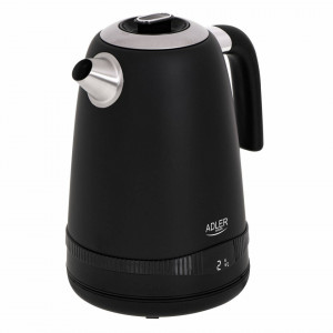 Fierbator electric, Capacitate 1,7 L, Fara BPA, Control al temperaturii, Otel inoxidabil, 2200 W, Fara fir, Adler, Ad 1295, Negru, Severno - Img 5