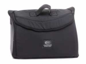 Geantă pentru Mamă, 4Baby MAMMA BAG, pentru Cărucior, Neagră, cu Salteluță de Înfășat