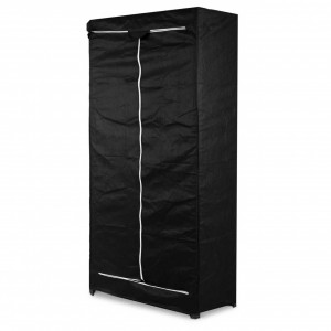 Husa cu fermoar pentru rafturi de depozitare, Massido, 180 x 90 x 40 cm, Neagra - Img 1