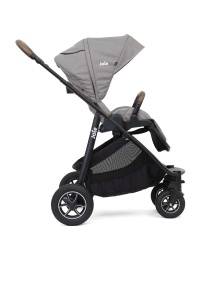 Joie - Carucior pentru copii multifunctional 3 in 1 Versatrax Gray/i-Snug Lagoon (Carucior Versatrax Gray Flannel+ Landou Ramble Gray Flannel+ Scoica i-Snug Lagoon) - Img 14