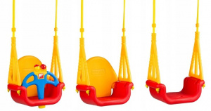 Leagan modular 3in1 pentru copii, EcoToys, SW-1421, sarcina maxima 30 kg, Multicolor - Img 7