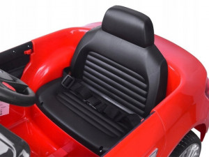 Masinuta electrica pentru copii, 2 motoare 12V , 2 baterii 6V/4,5Ah, telcomanda cu control parental 2,4Ghz, Beta, Alba - Img 3