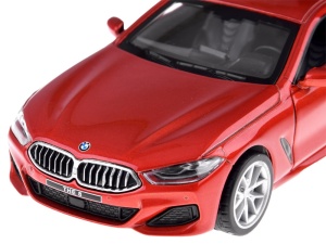 Masinuta metalica pentru copii, BMW M850i Coupe, cu lumini si sunete, 14 cm, Jokomisiada, ZA4612 - Img 6