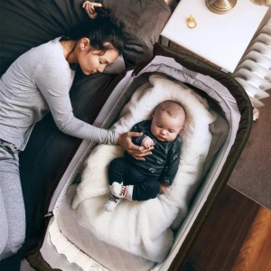 Patut co-sleeper BabyGo Vivaldi Beige - Img 6