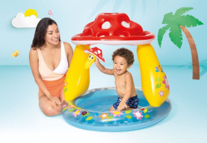 Piscina gonflabila pentru copii, Intex, Ciupercuta, 102 x 89 cm - Img 2