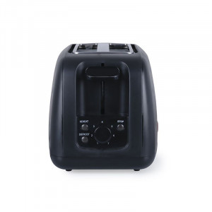 Prajitor de Paine Eldom, 900W, termostat reglabil, 2 felii, Negru - Img 2