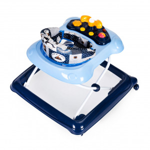 Premergator interactiv pentru copii, Ecotoys, 2 in 1, impingator educativ, Albastru - Img 8