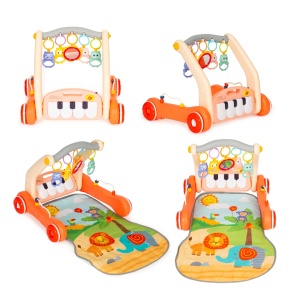 Premergator interactiv pentru copii, Ecotoys, 2 in 1, Premergator Cu Pian+Covoras, HE0638 - Img 1