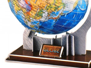 Puzzle educational 3D, Globul pamantesc, 49 de piese - Img 3