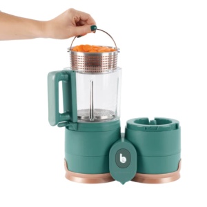 Robot multifunctional Babymoov Nutribaby Glass 4 in 1 din sticla si otel inoxidabil - Img 4