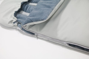 Sac de dormit pentru carucior, 110 x 47 cm, Tiny Star, Light Grey & Steel - Img 4
