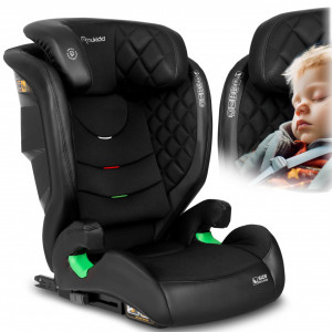 Scaun auto transformabil in inaltator pentru copii, inclinare reglabila, 2 grupe de varsta, 4 - 12 ani, 15-36 kg, inaltime 100 - 150 cm, tetiera reglabila, isofix, ECE R129, Nukido, Louis, Negru - Img 3