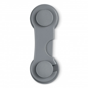 Set 10 Incuietori Pentru Dulapuri, Ricokids, protectie pentru copii, autoadezive, reglabile, Gri - Img 2