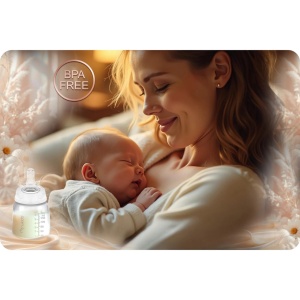 Set 2 Biberoane complete, Nukido, sticle 180 ml, tetine dinamice - Img 6