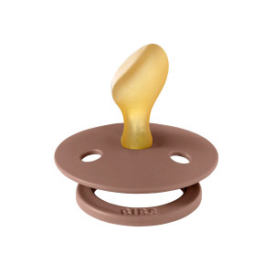 Set 2 suzete pentru bebelusi, BIBS, Colour Latex, tetina anatomica, 0 luni+, Blush / Woodchuck - Img 4