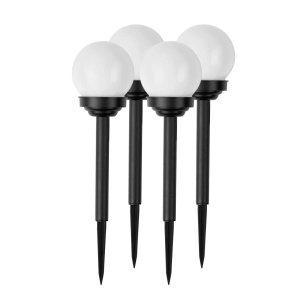Set 4 Lampi pentru Gradina, Ilumen, L-102, cu incarcare solara, rezistente la apa IPX4, senzor de lumina, pornire automata - Img 2