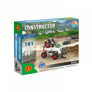 Set constructie 181 piese metalice Constructor Bob Incarcatorul frontal, Alexander - Img 2