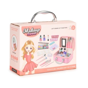 Trusa de Cosmetice Pentru Copii, Cutie, Oglinda, Lampa UV, accesorii, Multistore, HC538634 - Img 6