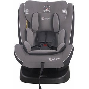 BabyGo - Scaun auto rotativ cu isofix Nova 360Â° Grey, 0 - 36 kg - Img 1