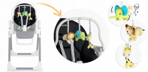 Bara De Jucarii din Plus Pentru Scaun Hranire Copii, Ricokids, 7250 - Img 5