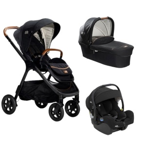Carucior pentru copii multifunctional 3 in 1 Joie Finiti Siganture Eclipse (Carucior Finiti Eclipse+ Landou Ramble Eclipse + Scoica i-Gemm Eclipse) - Img 1