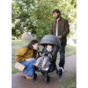 Carucior ultracompact Joie Parcel LX, nastere - 22 kg, Signature Evergreen - Img 2