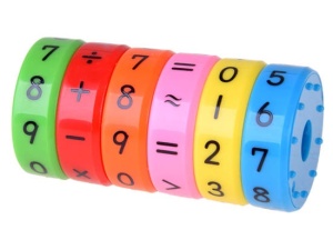 Joc educativ, Cilindru matematic rotativ, adunare, scadere, inmultire, impartire, Number Cube, ZA4290 - Img 5