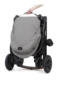 Joie - Carucior pentru copii multifunctional 3 in 1 Versatrax Gray/i-Snug Lagoon (Carucior Versatrax Gray Flannel+ Landou Ramble Gray Flannel+ Scoica i-Snug Lagoon) - Img 10