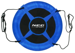 Leagan cuib de barza, pana la 150 kg, Neo-Sport, Swingo, 105 cm, Albastru - Img 4