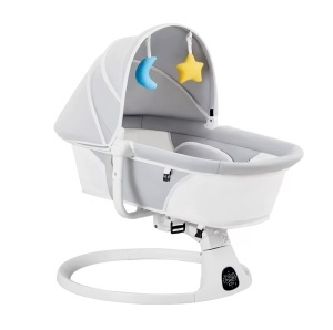 Leagan Electric Inteligent 360°, Multifunctional, Craft, 2 in 1, Cradle Swing, C2-016, Gri