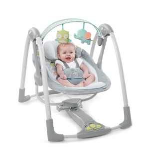 Leagan portabil pentru copii Ingenuity Swing 'n Go Portable Swing™ - Hugs & Hoots™ - Img 2