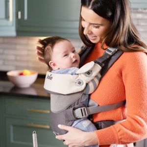 Marsupiu ergonomic 3 in 1 pentru bebelusi Joie Savvy Lite Cobblestone - Img 7