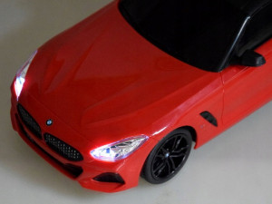 Masinuta cu telecomanda BMW Z4 Roadster, cu licenta, scara 1:32, cu lumini, 24 cm, Jokomisiada, Rastar, RC0580 - Img 7