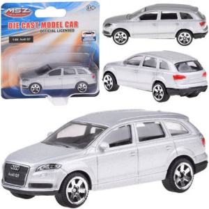 Masinuta metalica de colectie, pentru copii, Audi Q7, cu licenta. 1:64, arc suspensie, ZA5058