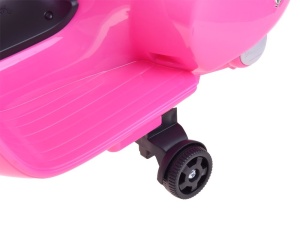 Motocicleta electrica pentru copii, Mini Vespa GTS300, baterie 4mAh, Roz - Img 8
