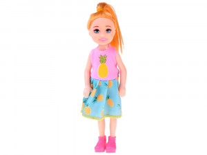 Papusa din plastic pentru copii, 13 cm, Jokomisiada, ZA4628 A