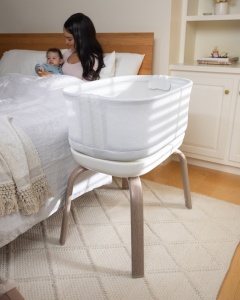 Patut co-sleeper Graco Eluma Nest Luna cu leganare automata si sistem inteligent de detectare a plansului - Img 4