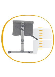 Patut Pliant 2 in 1 Joie Roomie Gray Flannel - Img 12