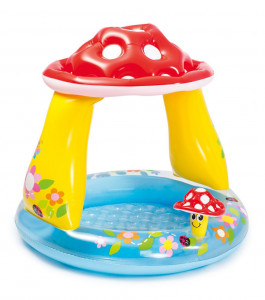 Piscina gonflabila pentru copii, Intex, Ciupercuta, 102 x 89 cm - Img 1