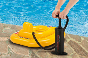 Pompa de Umflat Manuala, cu Piston Mare, Intex, Double Quick II, pentru umflarea saltelelor - Img 6