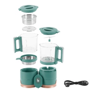 Robot multifunctional Babymoov Nutribaby Glass 4 in 1 din sticla si otel inoxidabil - Img 10