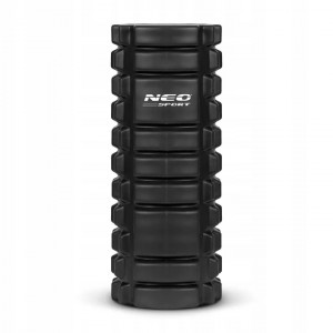 Rola pentru exercitii fitness, din spuma EVA, compacta, rezistenta la apa, Neo-Sport, 33x14 cm, Neagra - Img 2