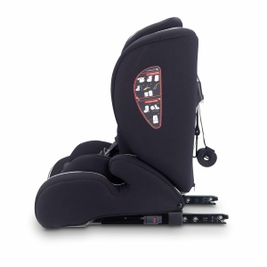 Scaun auto BabyGo i-Size FreeFix Black, 76-150 cm, certificat R129 - Img 5