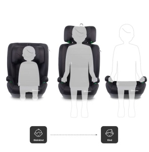 Scaun auto BabyGo SafeChild2 Black, 100-150 cm, certificat R129 - Img 6