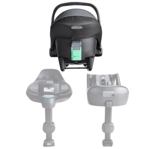 Scoica auto Graco SnugLite Midnight, 40-75 cm, certificata R129 - Img 6
