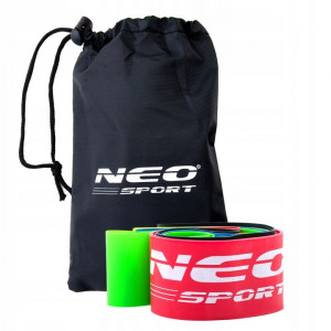 Set 5 benzi de rezistenta, Neo-Sport, NS-959, 5 niveluri de rezistenta, saculet inclus - Img 6