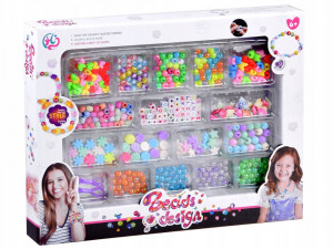 Set creativ, Margele pentru bratari, cercei, coliere, Jokomisiada, ZA3984 - Img 6