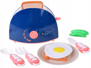 Set de jucarii pentru bucatarie, Toaster, Mixer, cu accesorii - Img 3