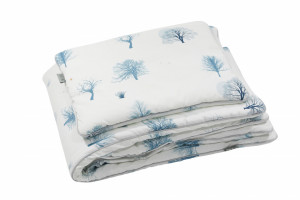 Set Lenjerie de Pat pentru Copii Tiny Star Magic, 2 Piese, Bumbac 100%, Pilotă 135×100 cm + Pernă 40×60 cm